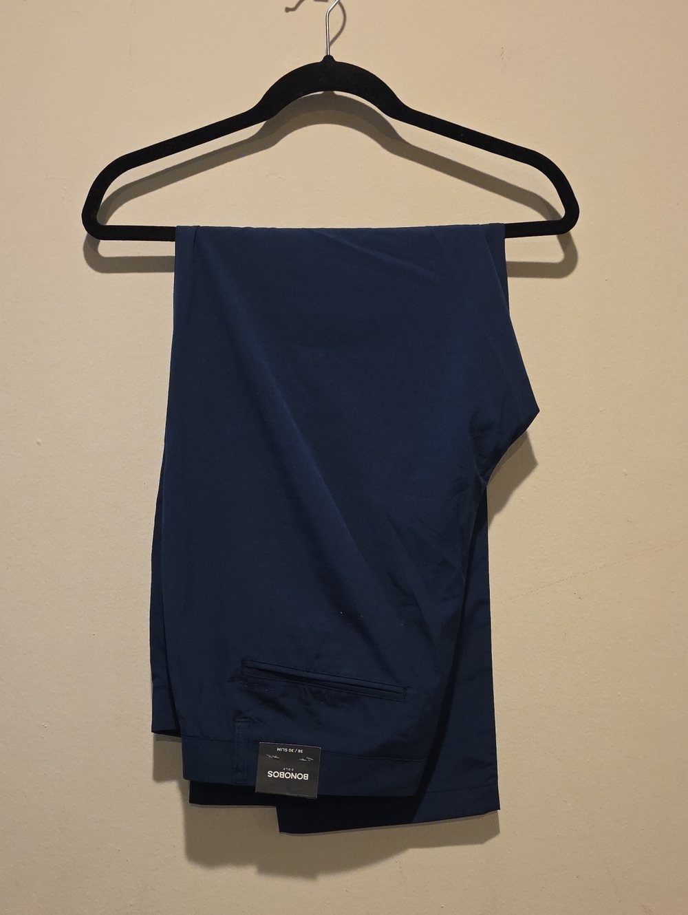 Bonobos Slim Fit Navy Dress Pants 38 30 Golf Slim Nwt